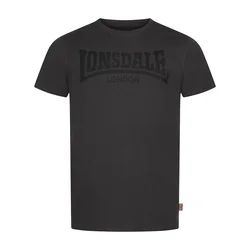 LONSDALE Majica Kai antracit/črna
