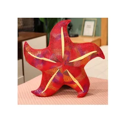 Plišana blazina/igrača Morska zvezda 45 cm - rdeča