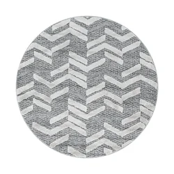 CONCEPTUM HYPNOSE Okrugli tepih Pisa 4705 Grey 120 x 120 (743CDY2773)