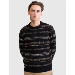 Redefined Rebel RRHendrix Knit Boxy Fit moški pulover black