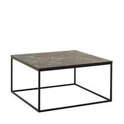 Hanah Home Klub sto 80x42x80cm Crno-Mermer