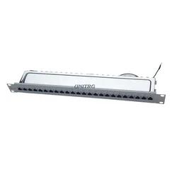Patch panel 24port 1U Cat5e shilded