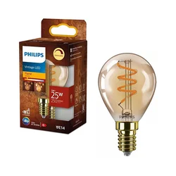 LED prigušiva sijalica VINTAGE Philips P45 E14/3W/230V 2200K