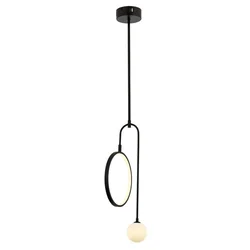 Opviq Luster Av 1896 2Bsy, Metalni, Bež-crni