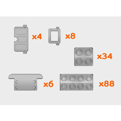 shumee Marioinex Junior Bricks 140 kosov Okna + vrata