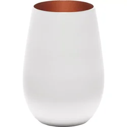 Stölzle Elements kozarec 465 ml, bela/bronasta (6 kos)