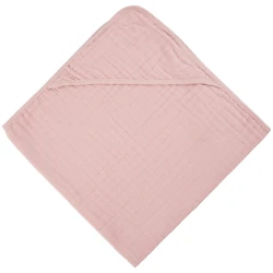 PEŠKIR SA KAPULJAČOM 90/90 cm ružičasta