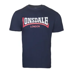 LONSDALE Majica mornarska/rdeča/bela
