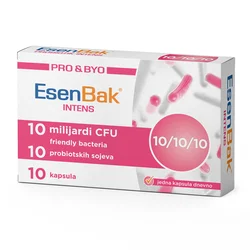 EsenBak Intens 10/10/10 Comfort pack probiotik 10 kapsula