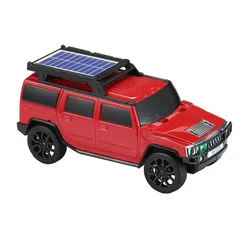 Wster Bluetooth zvučnik WS-696, 8W, Solarno punjenje, Auto, Crveni
