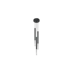 Sollux SL.0887 - Viseći luster na sajli MOSAIC 3xG9/12W/230V crna/krom