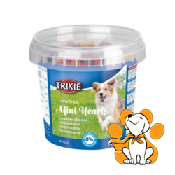 Trixie Dog Trainer Snack Mini Hearts 200g, Sa Piletinom, Jagnjetinom i Lososom