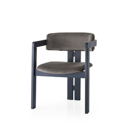 Hanah Home Trpezarijska stolica 58x76x49cm Crno-Antracit