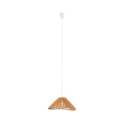 MAXLIGHT P0577 - Luster na sajli AMALFI, 1xE27/15W/230V, prečnik 45 cm, bež