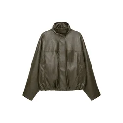 Pull&Bear Prehodna jakna oliva