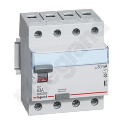 LEGRAND P304 4P 63A 30MA diferencialno varovalko TIP AC TX3