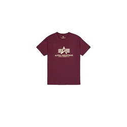 ALPHA INDUSTRIES Majica ecru/burgund