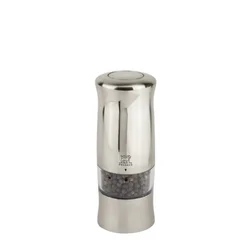 Zeli electric pepper grinder, 14 cm, Brushed Chrome - Peugeot