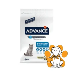 Advance Active Defense Sterilized Adult 15kg, Veliko Pakovanje za Odrasle Mačke