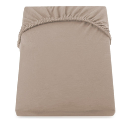 Rjava rjuha DecoKing Amber Collection Cappuccino, 80/90x200 cm