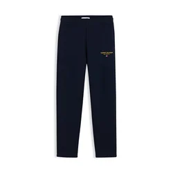 TOMMY HILFIGER Hlače Essential nočno modra / zlato-rumena
