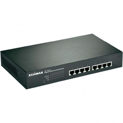 Edimax switch GS-1008P, Gigabit Ethernet PoE+, 8 port