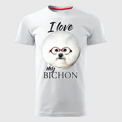 MAJICE BRE Muška majica BICHON bela