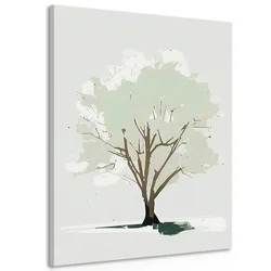 Slika drevo s pridihom minimalizma - 60x90