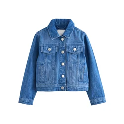 Next Prehodna jakna moder denim