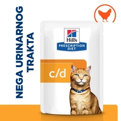 Hills Prescription Diet cat veterinarska dijeta C/D Piletina 12x85g