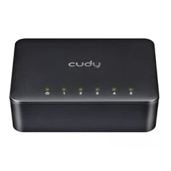 Cudy Switch FS105D, 5-portni 10/100Mbps, Crni