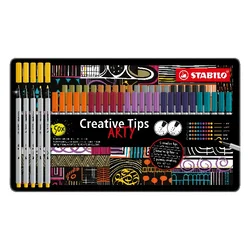 Stabilo STABILO Creative Tips ARTY URBAN, kovinsko ohišje iz 50-ih, (21655509)