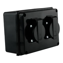 shumee Hermetična omarica z vtičnicami 230V Schuko IP54 6.82105 Marlanvil 2406