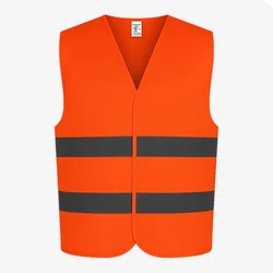 Fluks signalni prsluk Boja: hv narandžasta, Veličina: 6XL