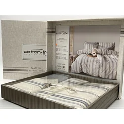 Viktorija Komplet set posteljina Cotton-Life 160x220cm Indigo