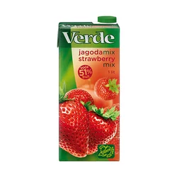 VERDE Sok od jagode, 1 l