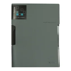 Optima fascikla sa 2 pregrade a4 siva ( 120387 )