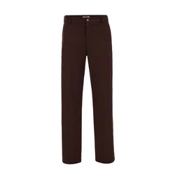 WE Fashion Chino hlače  kostanj rjava