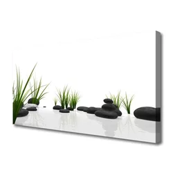 tulup.si Slika na platnu Stones grass art 125x50 cm