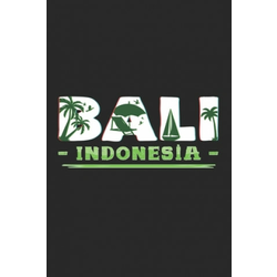 Bali Indonesia: 6x9 Bali - grid - squared paper - notebook - notes