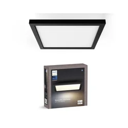 Philips - LED prigušiva stropna svetiljka Hue AURELLE LED/19W/230V 30x30 cm crna