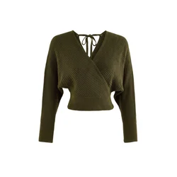 Trendyol Pulover temno zelena