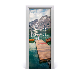 tulup.si Tapete na vratih Wilderness mountain view 75x205 cm