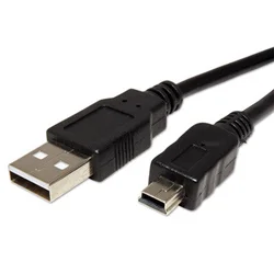 Kabel USB (2.0), USB A moški - miniUSB moški, 3 m, črn