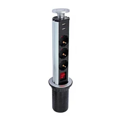 Commel pop-up utičnica 3 x suko + 2 x usb 1.8m kabl 3x1,5 ( c234-181 )