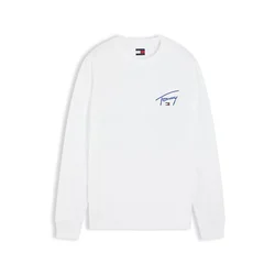 Tommy Jeans Majica modra/bela