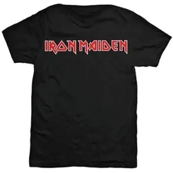Iron Maiden Majica Logo Unisex Black L