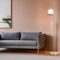 Opviq Podna lampa Araz Eskitme, 155 cm, E27, IP20, Zlatne boje