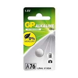 Alkalna dugmićasta baterija A76 GP ALKALINE 1,5V/110 mAh