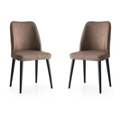 Hanah Home Set stolica Luna, 49x52x90 cm, 2 komada, Braon